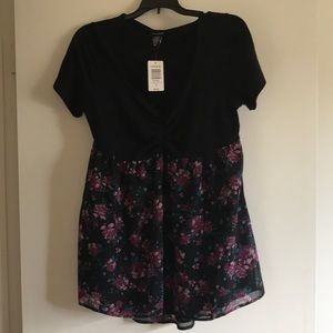 TORRID babydoll top sz 00